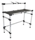 Cabine Dj Tubular em Aluminio Com Tampo Mdf Para Mesa Controladora Usb Universal de ate 1 Metro