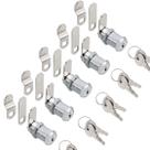 Cabinet Cam Lock WOOCH, cilindro de 30 mm, com chave cromada semelhante