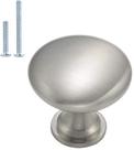 Cabinet Knob homdiy Black Matte Black Zinc Alloy, pacote com 30