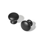 Cabinet Knob SAILING, pacote com 10 unidades em liga de zinco preto fosco