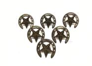 Cabinet Knobs Amyoxu Cowboy Horseshoe Resina 5x5x3 cm, pacote 6