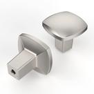 Cabinet Knobs Asidrama, níquel acetinado escovado com zinco, 29 mm, pacote com 10