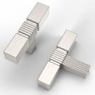 Cabinet Knobs Asidrama, pacote com 10 unidades, níquel acetinado escovado, 5 cm
