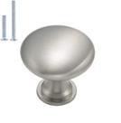 Cabinet Knobs homdiy HD6050SNB Satin Nickel, pacote com 12