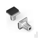 Cabinet Knobs Rergy Brushed Nickel, pacote com 30 unidades, prateadas e pretas