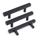 Cabinet Pulls goldenwarm LSJ22BK76 em aço inoxidável preto x30