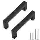 Cabinet Pulls Redunest Matte Black 96 mm, pacote com 40