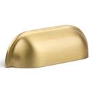 Cabinet Pulls SALISENG em ouro mate escovado de 6,4 cm, pacote com 2