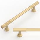 Cabinet Pulls Talentedeco, pacote com 10, ouro escovado, 12,8 cm