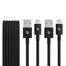 Cable Beats USB-A a USB-C Trenzado 1,5 m Paquete de 2 Carga Rápida