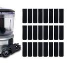 Cable Clams Wrap-It Storage, 3 polegadas, preto, pacote com 24