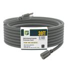 Cable de alimentación EP 30 pies 12/3 SJTW Resistente 15A 125V
