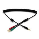 Cable de áudio espiral Digirig Mobile uSDX PTT 1,8 m Cable de áudio espiral Digirig Mobile uSDX PTT 1,8 m