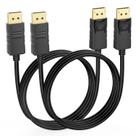 Cable DisplayPort MOSIMLI 1.8 m 2 Paquetes Macho a Macho 4K@60Hz