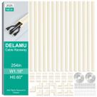 Cable Hider Cord Hider Delamu 6,45 mm Capas de cabo para fios