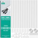 Cable Hider Delamu Cord Hider Cable Cobre 6 m para TV montada na parede