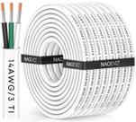 Cable Marino NAOEVO calibre 14 14/3 Triplex 14 AWG 15 metros Cable Marino NAOEVO calibre 14 14/3 Triplex 14 AWG 15 metros