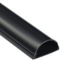 Cable Raceway D-Line TV Wire Hider 2x1cm, meio redondo, preto, 18 cm
