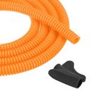 Cable Sleeve MECCANIXITY 20 pés Split Wire Loom Tubing Laranja