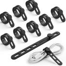 Cable Ties Cord Organizer Lamicall, silicone reutilizável, pacote com 10 unidades