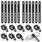 Cable Ties Cord Organizer Lamicall, silicone reutilizável, pacote com 20