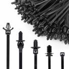 Cable Zip Tie Xislet 160 unidades de nylon com travamento automático para carro/UTV