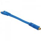 Cabo 1 RCA Fêmea x 2 RCA Macho 20cm Azul Storm - PCT / 5