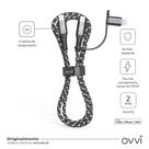 Cabo 2 em 1 Ovvi USB-C para USB-C com conector Lightning Grafite Cabo 2 em 1 Ovvi USB-C para USB-C com conector Lightning Grafite