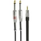 Cabo 2 P10 Mono X P2 Estereo Dourado 1,8Mt Mxt