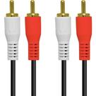 Cabo 2 Rca X 2 Rca Conec Dourado 2rca15g Cabo 2 Rca X 2 Rca Conec Dourado 2rca15g