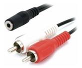 Cabo 2 rca x jack j2 st 1,50 mt star cable 101.1.179