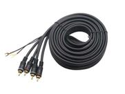 Cabo 2rca+terra 5mt ouro mxt