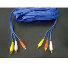 Cabo 3rca X 3rca Três Metros Vídeo e Áudio