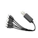 Cabo 5 em 1 Micro USB Carregamento e Sincronização de Dados Cabo 5 em 1 Micro USB Carregamento e Sincronização de Dados