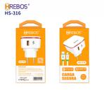 Cabo 6.0 super turbo type C HREBOS para smartphones com sistema operacional Android