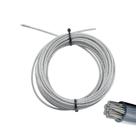 Cabo Aço Plastificado 1,6x2,4mm 1/16" Cristal 25mt 6x7AA