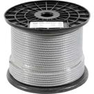 Cabo Aço Plastificado 4.76mm 6x7 Transparente Vonder