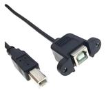 Cabo Adaptador 2.0 Impressora Macho Fêmea Extensor Usb B 50cm