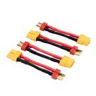 Cabo Adaptador BDHI de Plug T para XT60 14 AWG 5 cm 4 unidades
