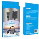 Cabo Adaptador Conversor HDMI para VGA com Áudio Lehmox LEY-01