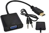 Cabo Adaptador Conversor Hdmi Para Vga Com Saída P2 De Áudio