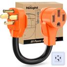 Cabo adaptador de carregador EV Nilight 30A a 50A 4 pinos 10AWG
