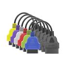 Cabo Adaptador De Diagnóstico OBD 2 Para Fiat Multi ECU, Leitores De Código Em 6 Cores