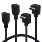 Cabo adaptador de extensão HDMI Yeworth 0,29 m, ângulo descendente de 90