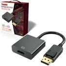Cabo Adaptador DisplayPort x HDMI Tomate 15cm FullHD Para Monitor TV Projetor Áudio e Vídeo