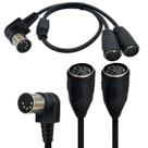 Cabo adaptador divisor y mini din 5 din 5 p/ fêmea din 9025