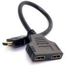 Cabo Adaptador Duplicador de Imagem, 1x HDMI Macho Para 2x HDMI Fêmea - CDC-2543