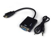 Cabo Adaptador HDMI para VGA com Áudio Cabo Adaptador HDMI para VGA com Áudio
