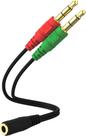 Cabo Adaptador Headphone P3 Para Headset (2 P2 Audio E Mic) Cabo Adaptador Headphone P3 Para Headset (2 P2 Audio E Mic)