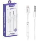 Cabo Adaptador Lightning P2 com Controle de Volume 1 Metro Anti Nó